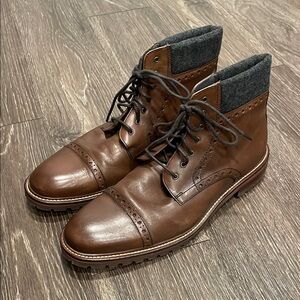 Brown Leather Men's Boots